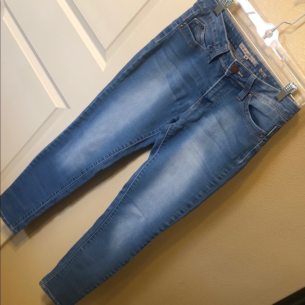 Xhilaration Mid-Blue Skinny Jeans
